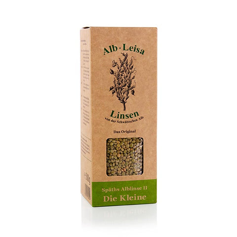 Gebinde-24-Linsen, Späths grüne Alblinse II "Die Kleine", BIO, 500 g