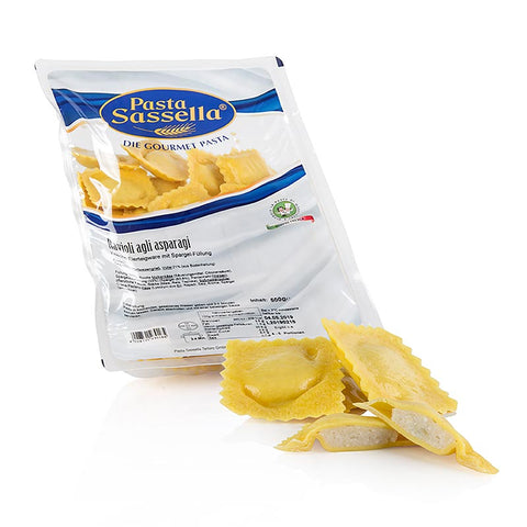 Gebinde-10-Frische Ravioli mit Spargel Füllung, Sassella, Saisonware, 500 g