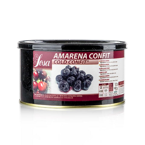 Gebinde-4-Sosa Cold Confit - Amarena Kirschen, ganz (37206), 1,7 kg