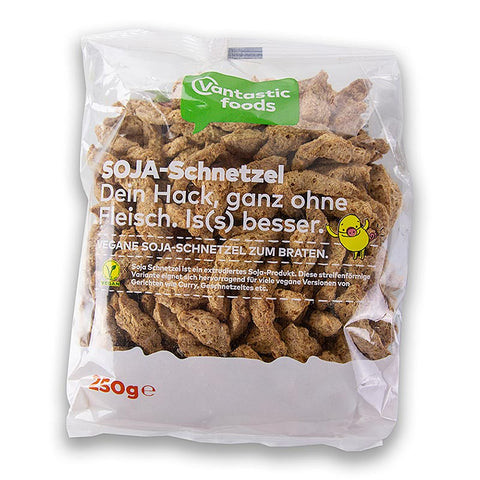 Gebinde-6-Soja Schnetzel, vegan, Vantastic Foods, 250 g
