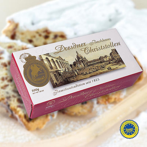 Weihnachtsgebäck - Christstollen "Dresdner Backhaus" g.g.A., 500 g