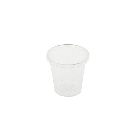 Einweg Naturesse Schnapsglas PLA, klar, 30ml, ø 4,6cm, 3.000 St