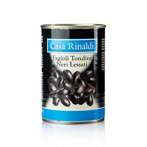 Gebinde-24-Schwarze Bohnen (Tondini), 400g, Casa Rinaldi, 400 g