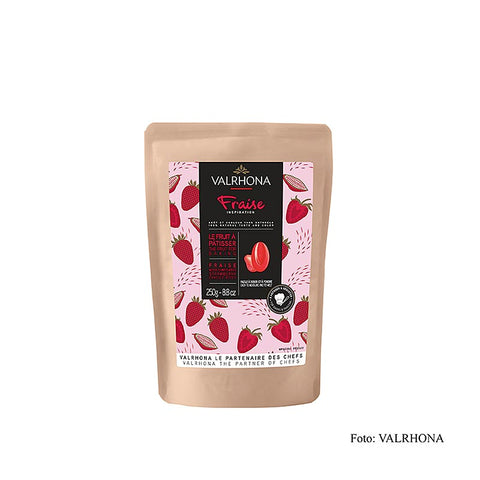 Gebinde-12-Valrhona Inspiration Erdbeere - Erdbeerspezialität mit Kakaobutter, 250 g