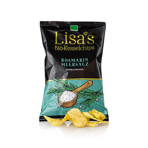 Gebinde-24-Lisa´s Kartoffel-Chips, mit Rosmarin & Meersalz, BIO, 50 g