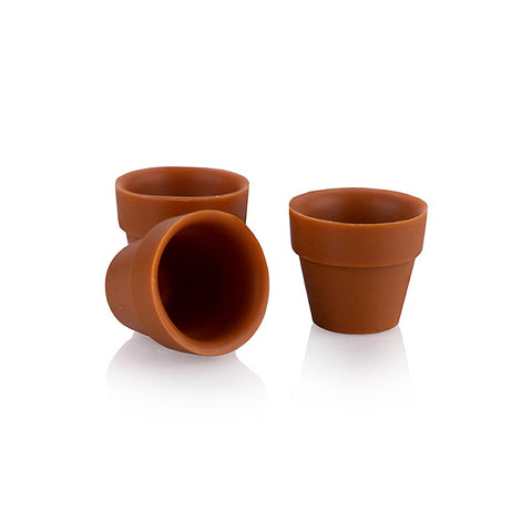 Chocolate mold Flower Pot mini, milk, 25x28mm, dobla (18139), 132 g, 24 pcs