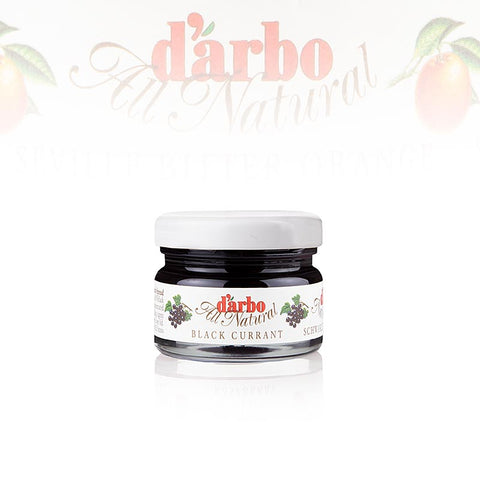 darbo - Schw. Johannisbeere Konfitüre (Cassis), Portionsgläser, 1,68 kg, 60 x 28g