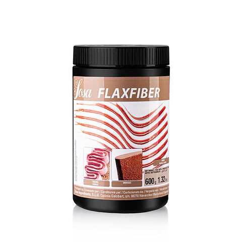 Gebinde-6-Sosa Flaxfiber (Leinsamen), Verdickungsmittel (42151), 600 g