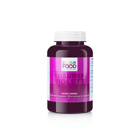 BColors Food Coloring - Grape Violet, Powder, Fat &amp; Water Soluble, Vegan, 120 g