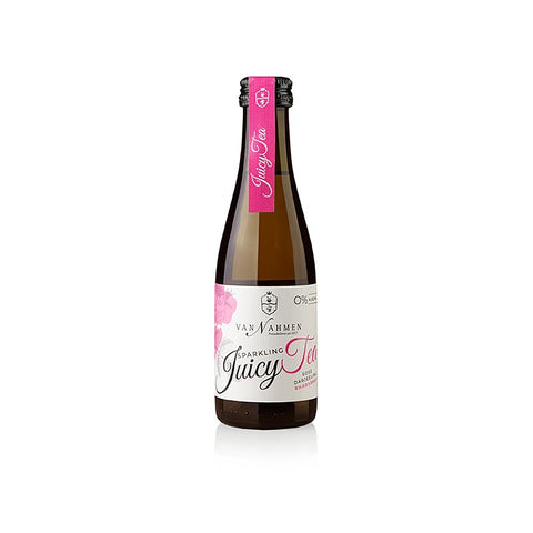 van Nahmen - Sparkling Juicy Tea - Rose - Darjeeling Tee - Rhabarber, BIO, 200 ml
