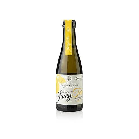 Gebinde-12-van Nahmen - Sparkling Juicy Tea - weißer Tee - Tahiti Vanille - Quitte, BIO, 200 ml