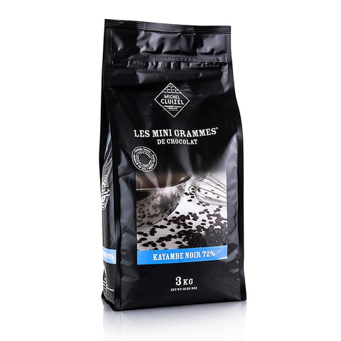 Kayambe 72%, Bitter Couverture, Grandes Teneurs, Callets, Michel Cluizel, 3 kg