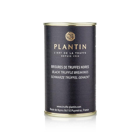 Gebinde-1-Winteredeltrüffel (Tuber Melanosporum), Brisures, fein gehackt, Plantin, 105 g