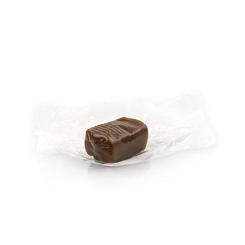 Caramels Bretons - Caramel candies with butter and sea salt, in a milk jug, 200 g