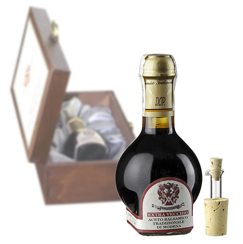 Aceto Balsamico Tradizionale di Modena DOP/g.U., Riserva Ginepro, 80 Jahre, Malpighi, 100 ml