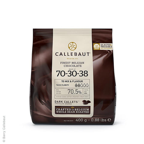 Zartbitterschokolade, Callets, 70,5% Kakao (70-30-38), 400 g