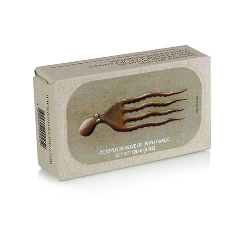 Oktopus, in Olivenöl und Knoblauch, Jose Gourmet, 120 g