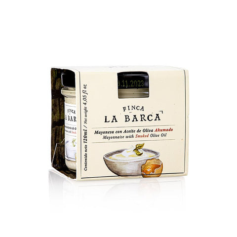 Mayonnaise made from smoked olive oil, Finca La Barca, 120 ml