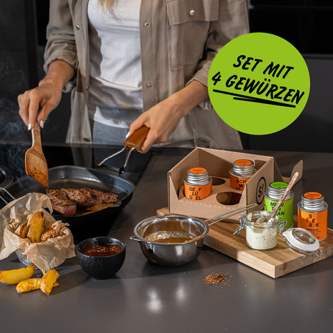 MEAT LOVER | Gewürze Set | 4er Geschenkbox