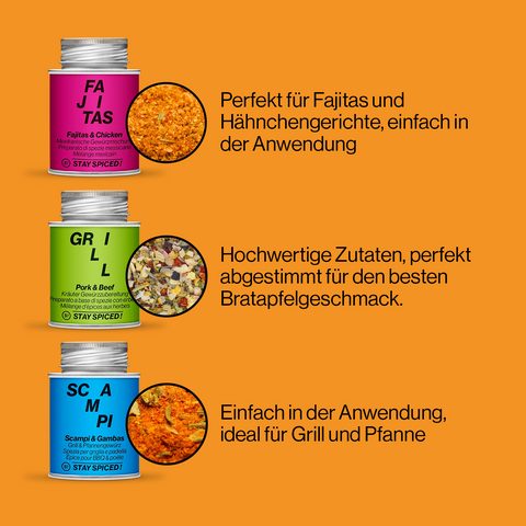 GRILL | Gewürz Set | 6er Geschenkbox
