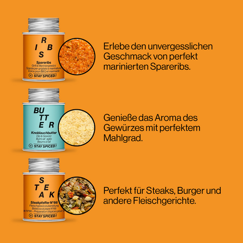 GRILL | Gewürz Set | 6er Geschenkbox