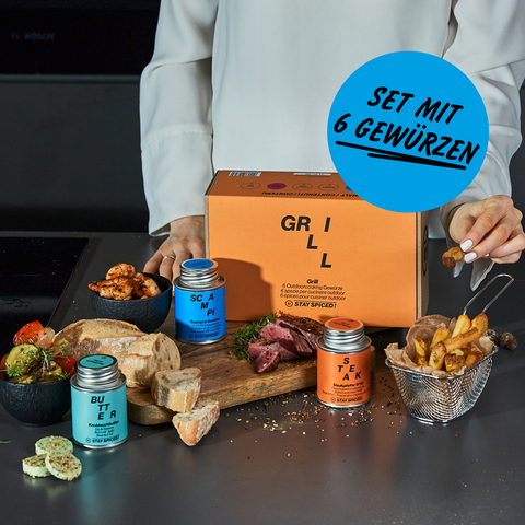 GRILL | Gewürz Set | 6er Geschenkbox