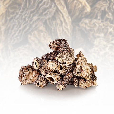 Spitzmorchel-Köpfe, Jumbo, getrocknet, Borde, 800 g