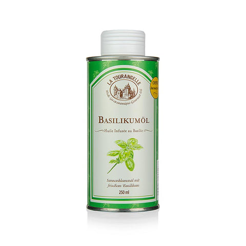 Basil oil, infused, La Tourangelle, 250 ml
