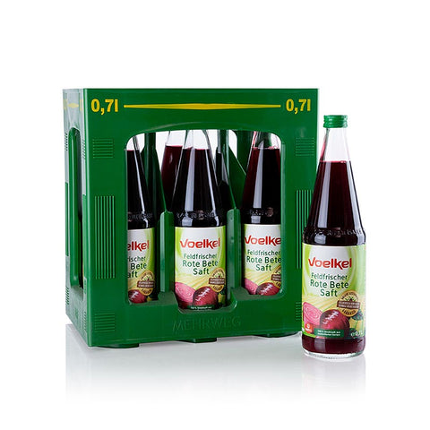 Gebinde-1-Voelkel - Rote Bete-Saft, BIO, 4,2 l, 6 x 700ml