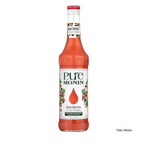 Monin PURE - Red Berries (Rote Beeren), ungesüßt, 1:25, 700 ml