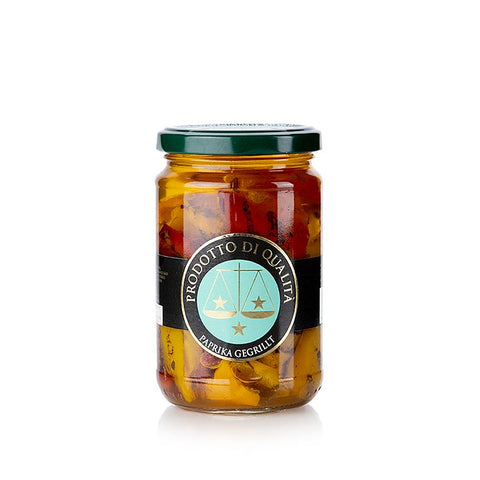 Grilled peppers, pickled, La Bilancia, 280 g