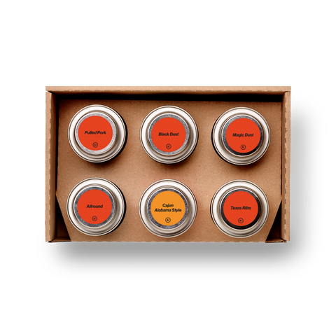 BARBECUE | Gewürz Set | 6er Geschenkbox