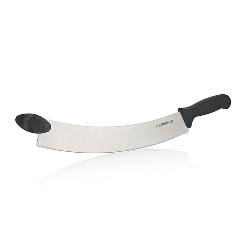 Käsemesser, mit Kullenschliff, 30cm, zwei Griffe, 1 St