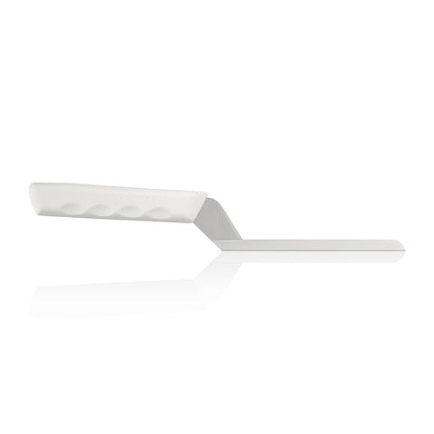 Brie knife (soft cheese knife), smooth, 15cm, white handle, 1 pc