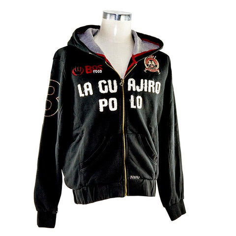 EDITION BOS FOOD Kapuzenjacke La Guajiro, schwarz/rot, Herren Gr. 5XL, 1 St