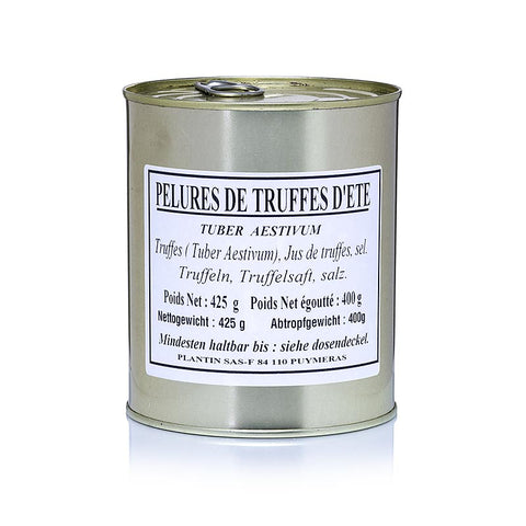 Sommertrüffel Pelures, Trüffelschalen/-scheiben, Plantin, 425 g