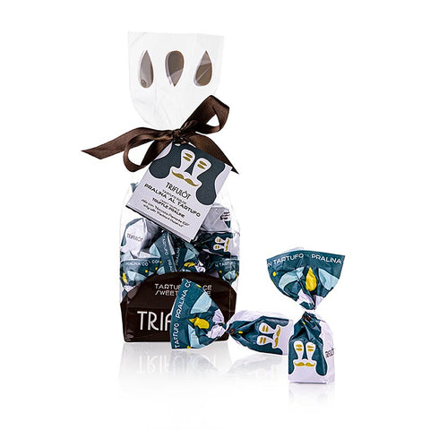 Mini Trüffelpralinen "trifulòt", Dulcis Tuber, Sommertrüffeln (teal), ca. 7 g, Tartuflanghe, 180 g
