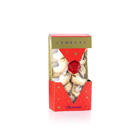 Gebinde-10-Teegebäck Sweet Kipferl, Nusskipferl mit Schokoboden, Lembcke, 100 g