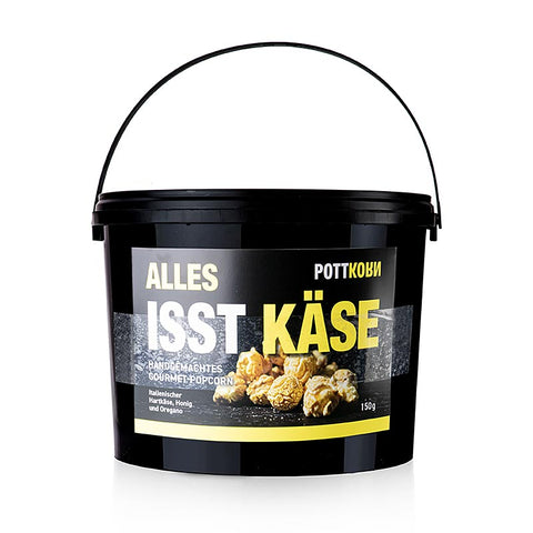 Pottkorn - Alles Isst Käse, Popcorn mit Hartkäse, Honig & Oregano, 1 kg