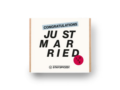 Just Married - GROOM | Geschenke Set | 2 Gewürze