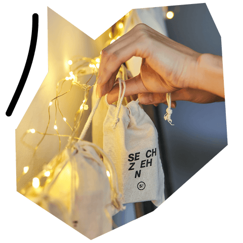 Advent Calendar - STAY SPICED! DIY - Wooden Box + 24 Jute Bags