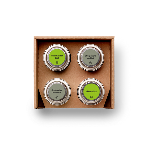 FOUR BREAD | Gewürze Set | 4er Geschenkbox