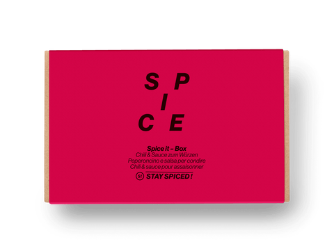 SPICE IT | Gewürze Set & Chili Sauce | 3 Gewürze und 1 Sauce in der Box