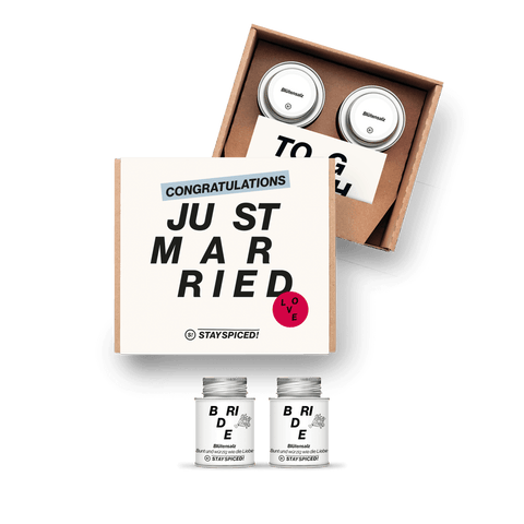 Just Married - BRIDE | Geschenke Set | 2 Gewürze