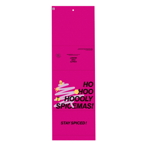 Banderole "X-Mas PINK" für 2er/3er/4er Geschenkbox - LOSE