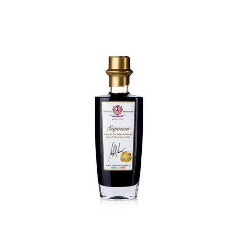 Balsamico Condiment "Saporoso Riserva", 8 Jahre, Eichen- & Akazienholz, Malpighi, 100 ml