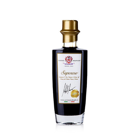 Balsamico Condiment "Saporoso Riserva", 8 Jahre, Eichen- & Akazienholz, Malpighi, 200 ml