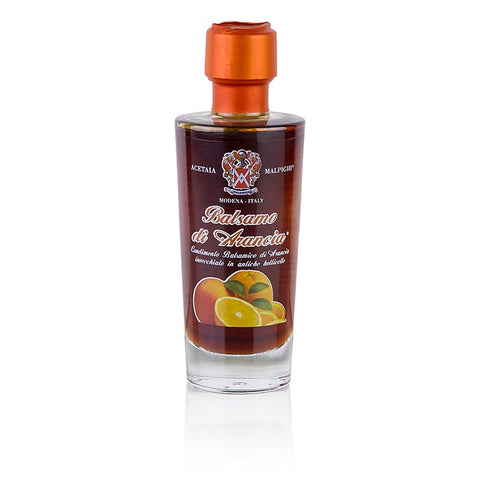 Balsamic Vinegar, Orange Condiment, 5 Year Old, Malpighi, 100 ml