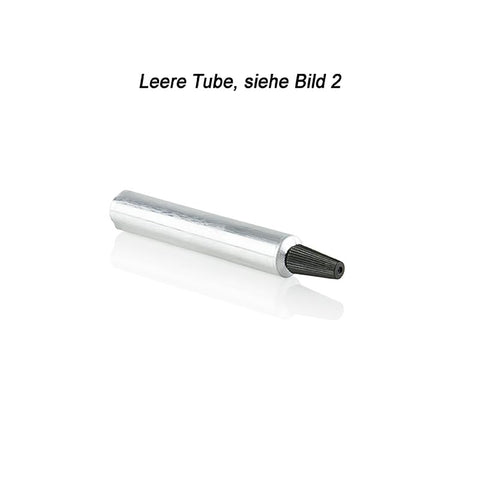 Refillable tube, silver, 7ml, empty, 100% Chef, 100 pieces
