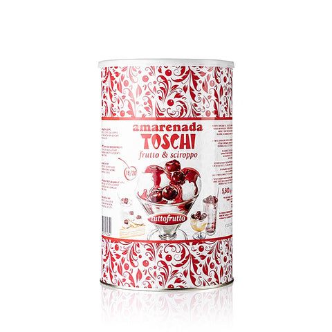 Amarenada cherries, 5.6 kg (Atg. 3.3 kg), Toschi (Amarena), 5.6 kg